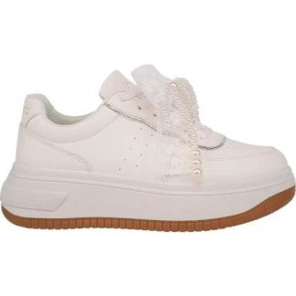 TENIS PLATAFORMA CHARM NXT MOÑO PERLAS BLANCO NEXT CO