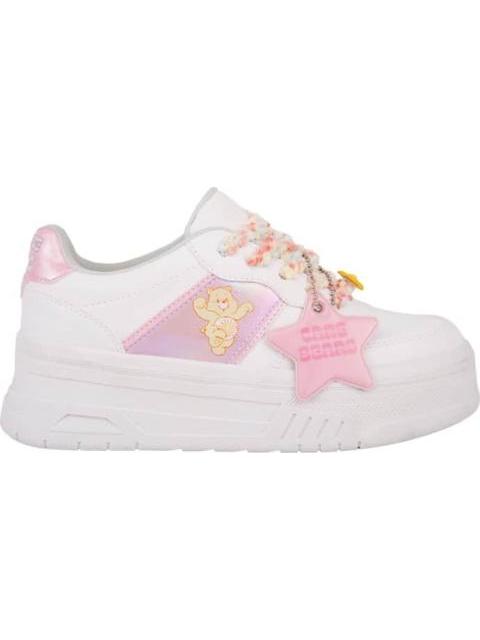 TENIS PLATAFORMA OSITOS CARIÑOSITOS AGUJETAS PELUCHE ESTRELLA BLANCO CARE BEARS