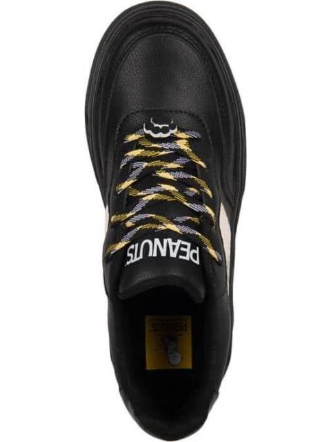 TENIS PLATAFORMA SNOOPY PEANUTS HUELLITA NEGRO PEANUTS - Imagen 3
