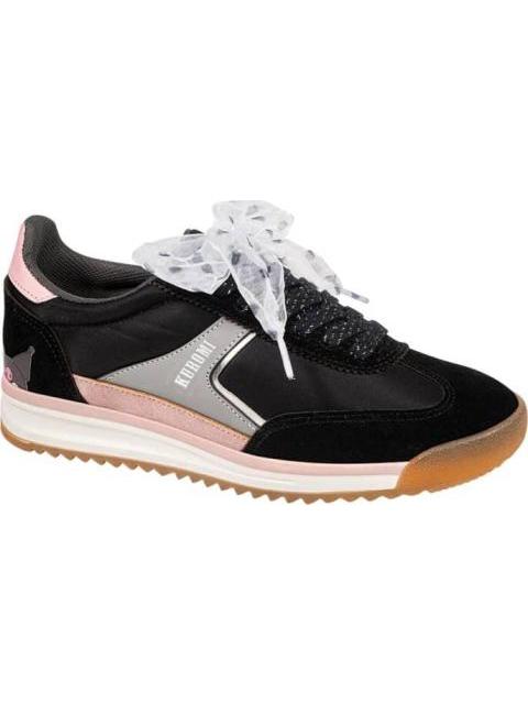 TENIS RETRO KUROMI LISTON SANRIO HK KUROMI NEGRO KUROMI - Imagen 2