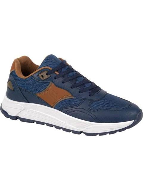 TENIS RETRO RUNNER CASUAL LONA AZUL MARINO NEXT CO - Imagen 2