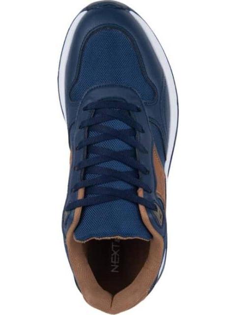TENIS RETRO RUNNER CASUAL LONA AZUL MARINO NEXT CO - Imagen 3