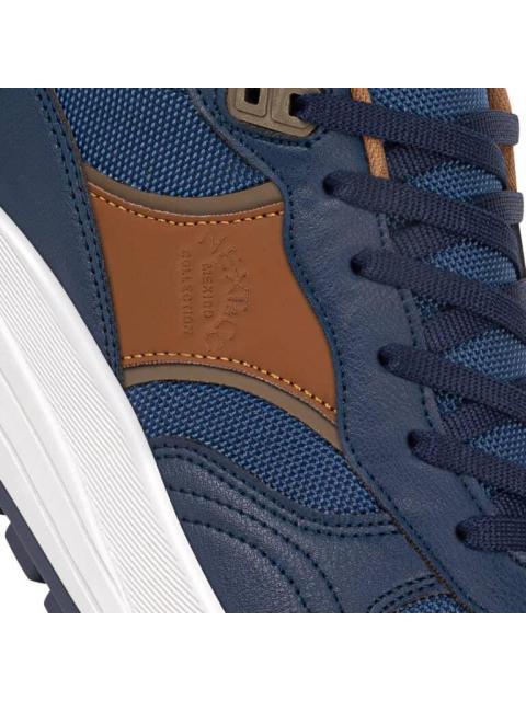 TENIS RETRO RUNNER CASUAL LONA AZUL MARINO NEXT CO - Imagen 6