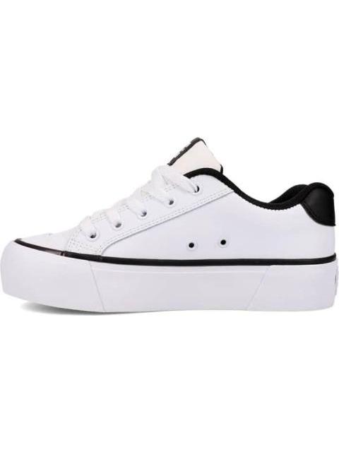 TENIS SKATE CHELSEA PLATFORM BLANCO/NEGRO DC SHOES - Imagen 5