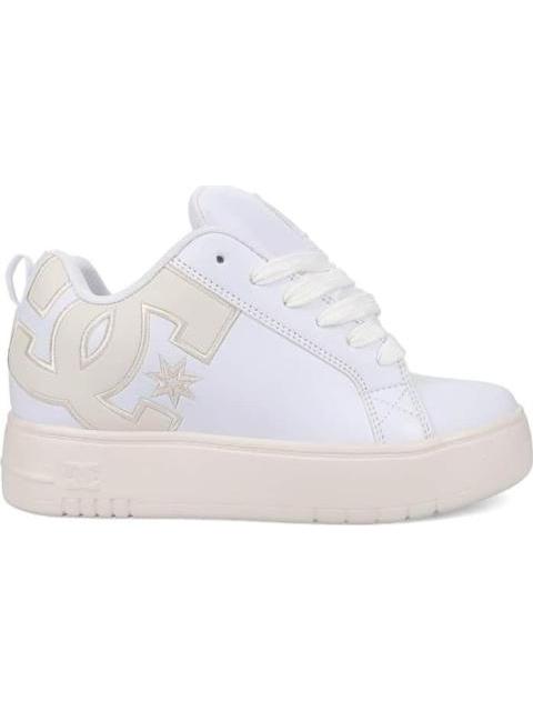 TENIS SKATE COURT GRAFFIK PLATFORM BLANCO DC SHOES