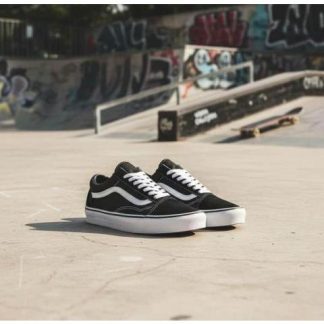 TENIS SKATE OLD SKOOL NEGRO VANS LATINO