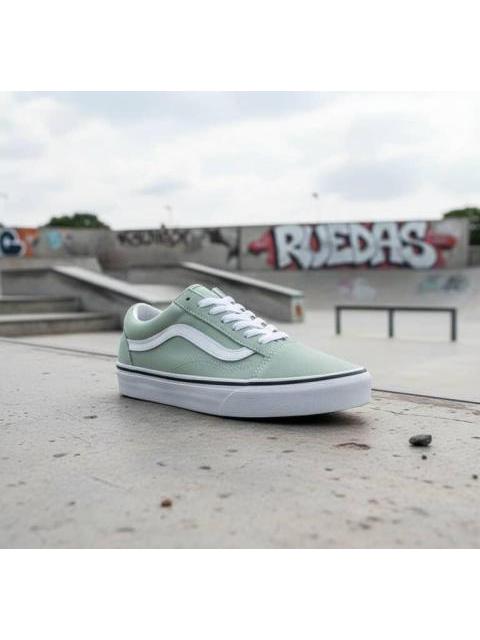 TENIS SKATE OLD SKOOL VERDE VANS LATINO