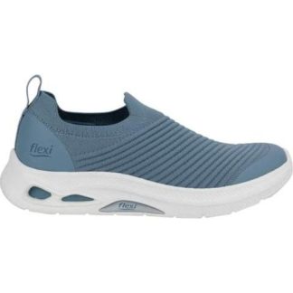 TENIS SLIP ON AZUL FLEXI