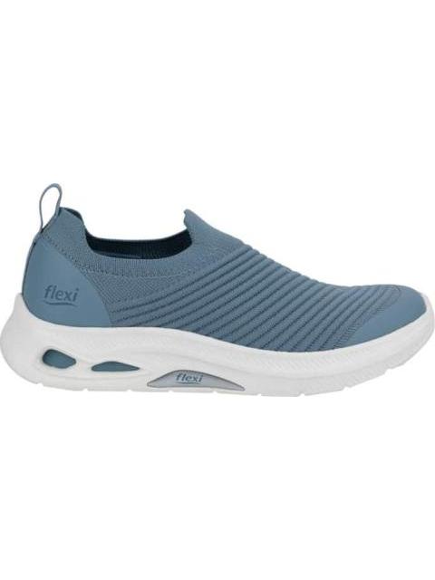 TENIS SLIP ON AZUL FLEXI