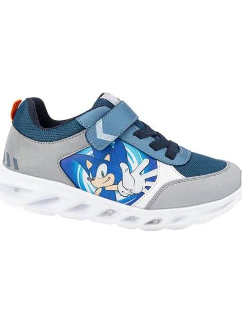 TENIS SONIC CON LUCES AZUL SONIC