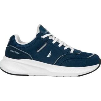 TENIS SPORT CHUNKY GAMUZA DETALLE TALON AZUL MARINO NAUTICA
