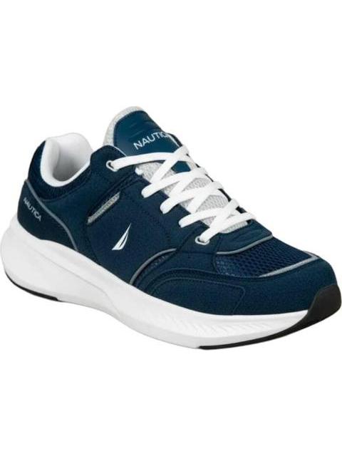 TENIS SPORT CHUNKY GAMUZA DETALLE TALON AZUL MARINO NAUTICA - Imagen 2