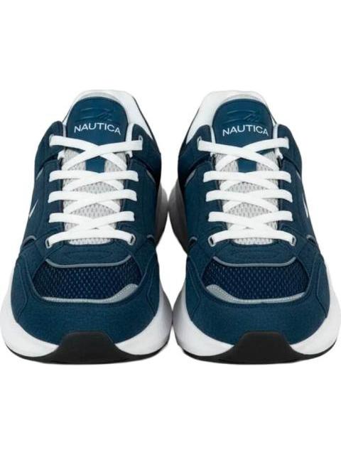 TENIS SPORT CHUNKY GAMUZA DETALLE TALON AZUL MARINO NAUTICA - Imagen 3