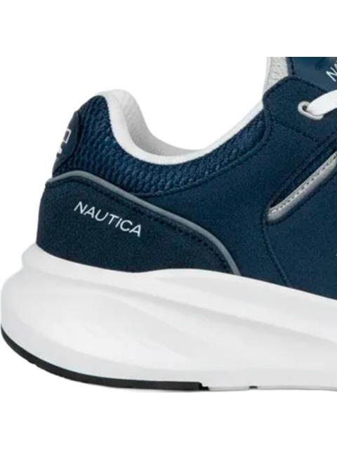 TENIS SPORT CHUNKY GAMUZA DETALLE TALON AZUL MARINO NAUTICA - Imagen 5