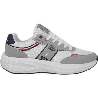 TENIS SPORT CONFORT FRANJAS TRICOLOR BLANCO NAUTICA