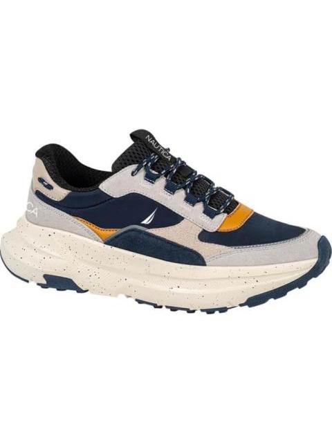 TENIS SPORT RETRO SUELA MOTEADA MARINO NAUTICA - Imagen 2