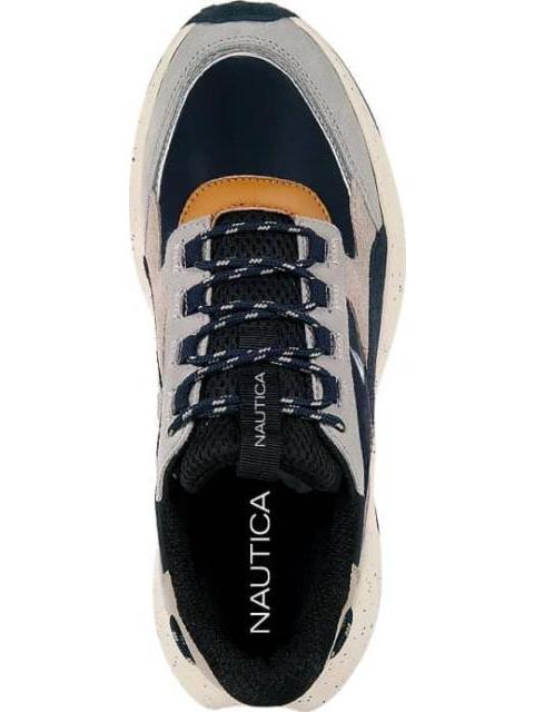 TENIS SPORT RETRO SUELA MOTEADA MARINO NAUTICA - Imagen 3