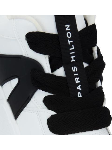 TENIS URBANO PLATAFORMA BLANCO/NEGRO THALIA SODI - Imagen 6