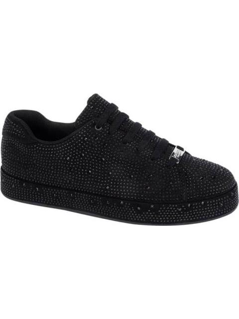 TENIS CON PEDRERIA NEGRO BELINDA PEREGRIN - Imagen 2