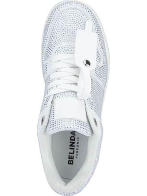 TENIS CON PEDRERIA PLATA BELINDA PEREGRIN - Imagen 3