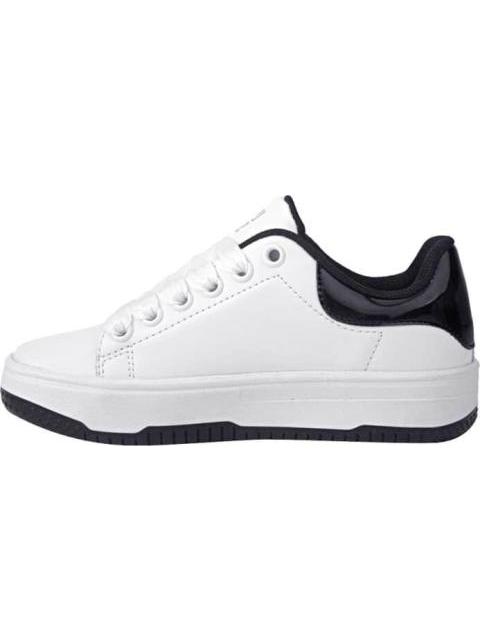 TENIS URBANO CASUAL AGUJETA PIEDRAS PANDA BLANCO/NEGRO URBAN SHOES - Imagen 5