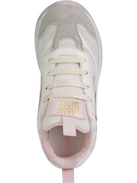 TENIS URBANO CASUAL AGUJETA SUELA CHUNKY BEIGE/HUESO URBAN SHOES - Imagen 3