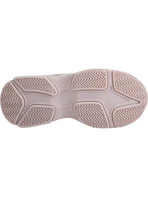 TENIS URBANO CASUAL AGUJETA SUELA CHUNKY BEIGE/HUESO URBAN SHOES - Imagen 4