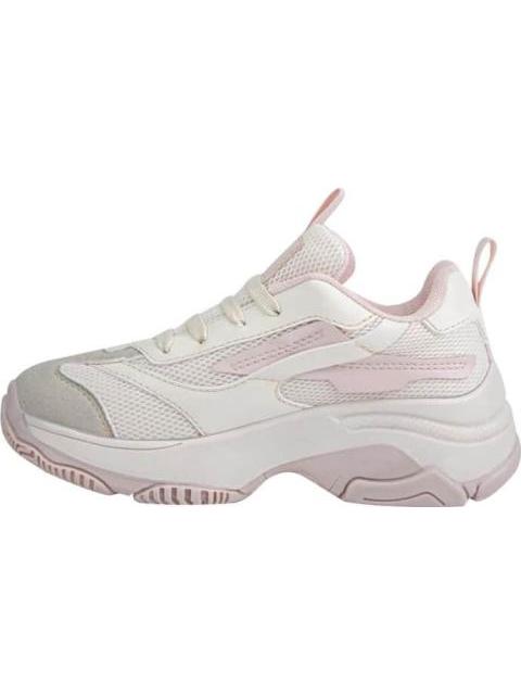 TENIS URBANO CASUAL AGUJETA SUELA CHUNKY BEIGE/HUESO URBAN SHOES - Imagen 5