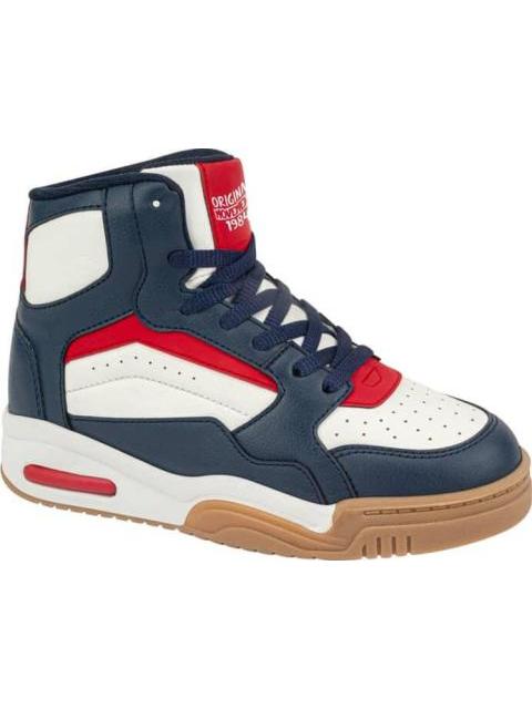 TENIS URBANO CASUAL BOTA AZUL MARINO URBAN SHOES - Imagen 2