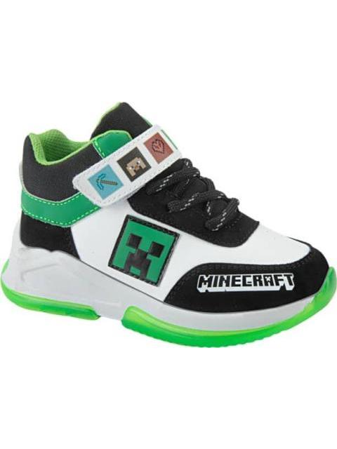 TENIS URBANO CASUAL BOTA CONTACTEL AGUJETA MINECRAFT NEGRO MINECRAFT - Imagen 2