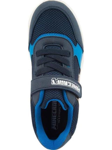 TENIS URBANO CASUAL CHOCLO CONTACTEL AGUJETA MINECRAFT AZUL MARINO MINECRAFT - Imagen 3