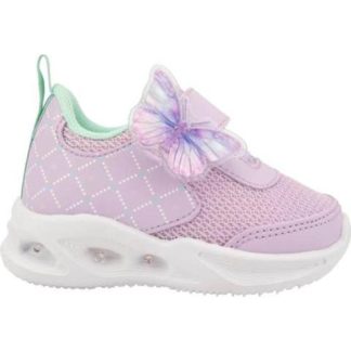TENIS URBANO CASUAL CHOCLO LUCES LILA URBAN SHOES