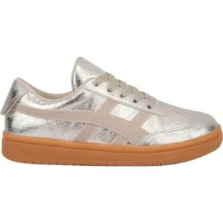 TENIS URBANO CASUAL CHOCLO METALICO PLATA URBAN SHOES