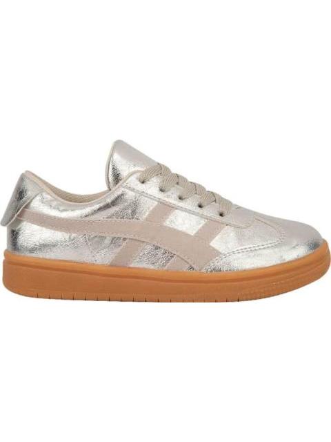 TENIS URBANO CASUAL CHOCLO METALICO PLATA URBAN SHOES