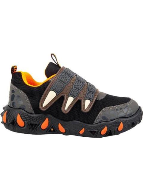 TENIS URBANO CASUAL DINOSAURIO LUCES NEGRO URBAN SHOES