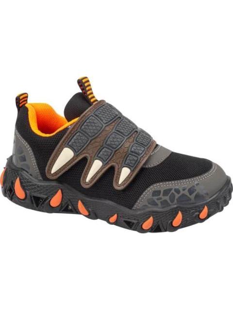 TENIS URBANO CASUAL DINOSAURIO LUCES NEGRO URBAN SHOES - Imagen 2