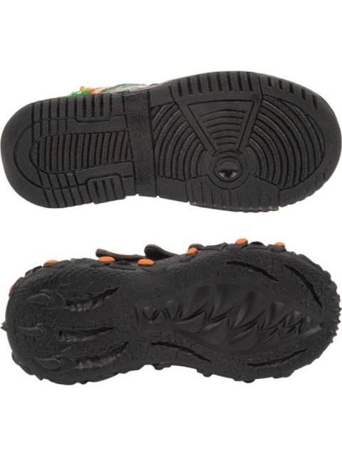 TENIS URBANO CASUAL DINOSAURIO LUCES NEGRO URBAN SHOES - Imagen 4