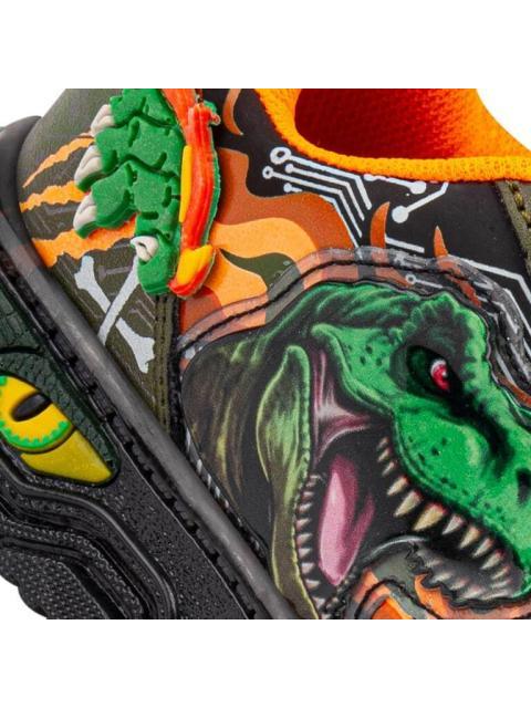 TENIS URBANO CASUAL DINOSAURIO LUCES NEGRO URBAN SHOES - Imagen 6