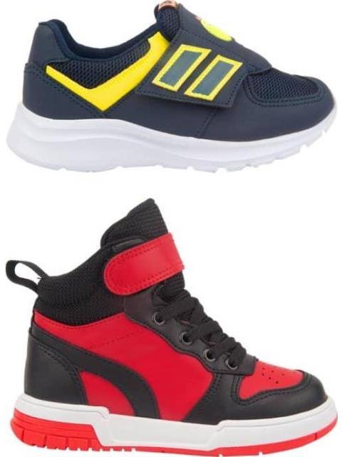 TENIS URBANO CASUAL KIT 2 PARES MULTICOLOR URBAN SHOES