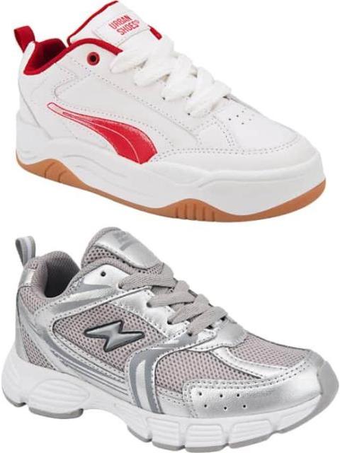 TENIS URBANO CASUAL KIT 2 PARES MULTICOLOR URBAN SHOES - Imagen 2
