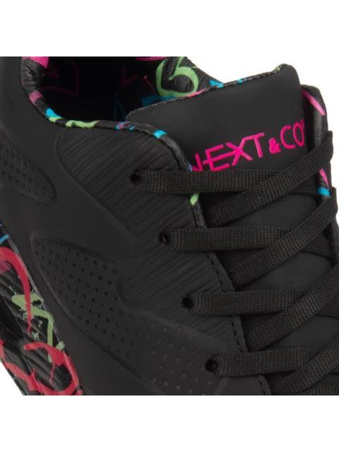 TENIS URBANO CHOCLO CAMINAR VALVULA DE AIRE NEGRO NEXT CO - Imagen 6