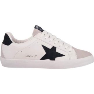 TENIS URBANO CHOCLO DETALLE BRILLOS BEIGE NEXT CO