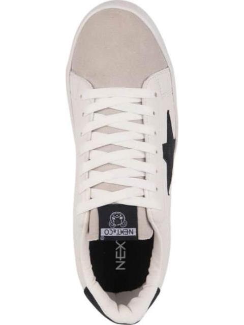 TENIS URBANO CHOCLO DETALLE BRILLOS BEIGE NEXT CO - Imagen 3