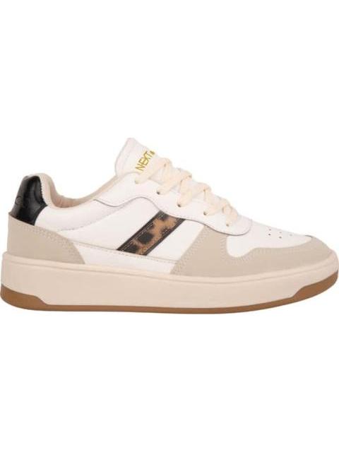 TENIS URBANO CLASICO FRANJA CHEETA BEIGE NEXT CO