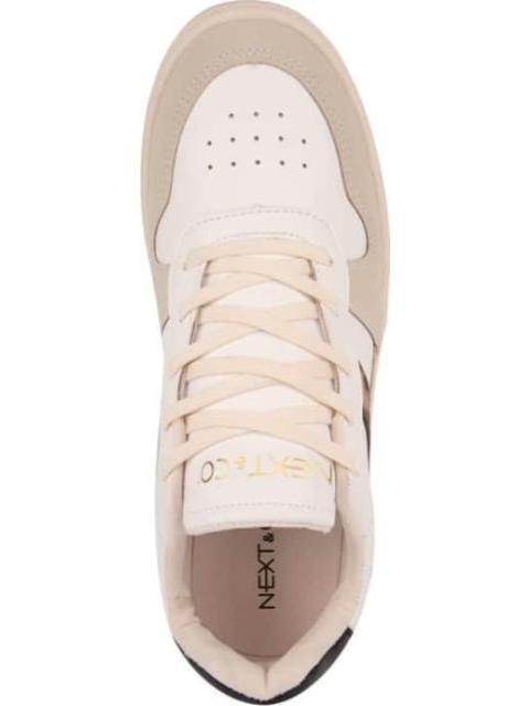 TENIS URBANO CLASICO FRANJA CHEETA BEIGE NEXT CO - Imagen 3