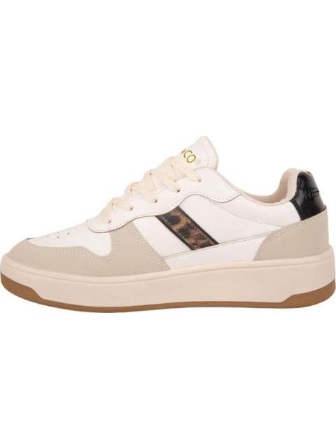 TENIS URBANO CLASICO FRANJA CHEETA BEIGE NEXT CO - Imagen 5