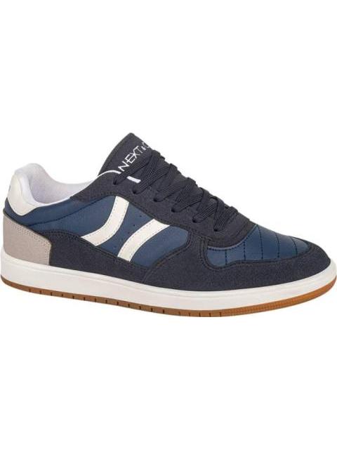 TENIS URBANO CLASICO FRANJAS AZUL MARINO NEXT CO - Imagen 2