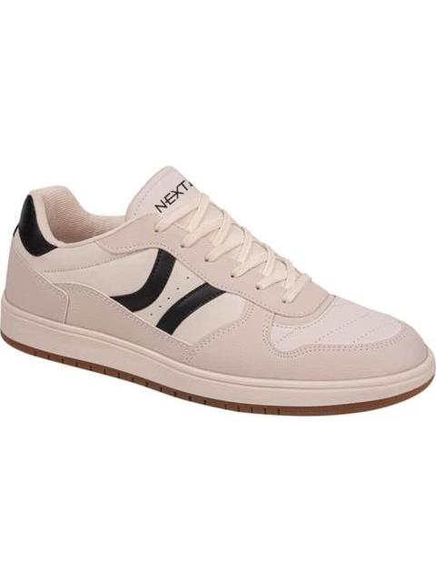 TENIS URBANO CLASICO FRANJAS BEIGE NEXT CO - Imagen 2