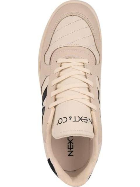 TENIS URBANO CLASICO FRANJAS BEIGE NEXT CO - Imagen 3