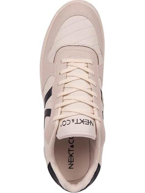 TENIS URBANO CLASICO FRANJAS BEIGE NEXT CO - Imagen 3
